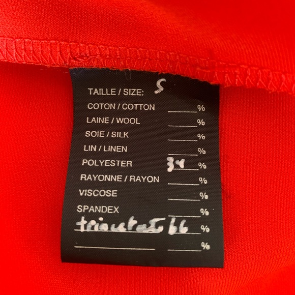 SosieSosie ⎮ Montreal designer red tunic - Picture 7 of 8